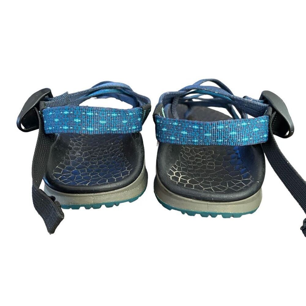 Chaco Z Cloud X2 Toe Strap Classic Sandals Blue Size 7 - Picture 8 of 10